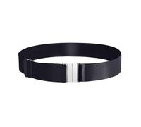 Gissroys Faisceau de jarretière élastique réglable avec boucles en métal Bas Ceinture de cuisse pour femmes Jambe de cuisse épaisse, Noir , 1 item