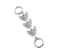 Gissroys Fermoir papillon réglable en métal léger Chaîne d'extension pour collier réglable Longueur bracelet Accessoires de bijoux papillon faim Chaîne de bijoux, taille unique, comme décrit