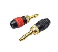 Gissroys Fiche banane de 4 mm avec structure à 6 lames pour des connexions sécurisées et des représentations sonores sans soudure