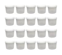 Gissroys Gobelet à pudding réutilisable résistant au micro-ondes avec couvercles étanches étanches pour le stockage dans la cuisine. Récipient de rangement réutilisable pour dessert