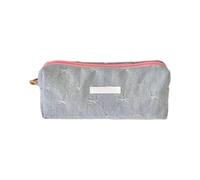 Gissroys Grande trousse à crayons avec nœud papillon - Multifonction - Organiseur de voyage - Pour bureau, école, voyage, école, bleu clair, Beauté de masse