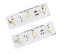 Gissroys Haute luminosité Réfrigérateur et Congélateur Protection des yeux Lumière LED pour BX02B Appareils de Cuisine Installation Facile 2 Pack Premium LED Chiplight