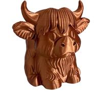 Gissroys Housse d'attelage de remorque moderne en forme de vache - Protection résistante aux intempéries - Facile à installer - Protection contre les intempéries - Facile à installer