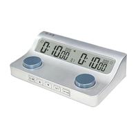 Gissroys Jeu multifonction Minuteur numérique échecs Minuterie portable Compte à rebours Jeu de plateau fonctionnel Facile à utiliser Multifonction pour les amoureux