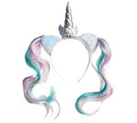 Gissroys Joli bandeau cornal pour petites filles avec motif de queue de poisson, accessoire de dessin animé pour les fêtes d'anniversaire et les événements à thème cosplay