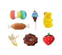 Gissroys Jouet interactif pour chien molaire avec son - Comportement destructif - Comportement destructif - Dents de chien - Jouet coloré