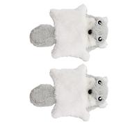 Gissroys Jouets en peluche pour chats et souris avec papier froissé - Jouet de chasse actif et d'interaction pour enrichir l'intérieur - 2 pièces - Encourager les chats à s'ennuyer