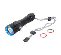 Gissroys Lampes de poche sous-marines à LED - 1500 lm - Plongée légère et étanche - Grille de plongée - Brûleur étanche