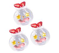 Gissroys L'art du paysage d'Halloween illuminant montre des citrouilles et des chauves-souris lumineuses pour la décoration de la cour de fête Clown lumineux Figurine en résine de citrouille