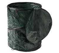 Gissroys Les déchets pliables réutilisables en plein air peuvent sécuriser les déchets de couvercle résistants à la vie sauvage pour un transport et un rangement faciles Sac poubelle de camping