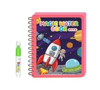 Gissroys Livre magique de dessin d'eau pour enfants Réutilisable Coloration à l'eau et gribouillages Livre jouet avec formation au stylo Jouet d'apprentissage précoce