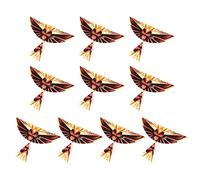 Gissroys Lot de 10 dragons d'oiseaux volants, bande élastique en caoutchouc, jouet amusant pour enfants, cadeau, sports de plein air, pour enfants