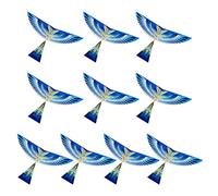 Gissroys Lot de 10 dragons d'oiseaux volants, bande élastique en caoutchouc, jouet amusant pour enfants, cadeau, sports de plein air, pour enfants