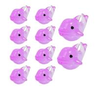 Gissroys Lot de 10 poissons lumineux artificiels pour aquariums - Décoration pour réservoirs - Ambiance unique