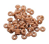 Gissroys Lot de 100 anneaux d'espacement en silicone pour la fabrication de bijoux