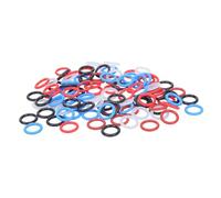 Gissroys Lot de 100 anneaux marqueurs de colombes multicolores - Idéal pour les amateurs de carpes et les éleveurs professionnels - Facile à identifier