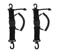 Gissroys Lot de 2 cordons de plongée étanches double face avec crochets sécurisés pour équipement sous-marin, bobines à ressort, cordon étanche pour appareil photo