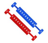 Gissroys Lot de 2 indicateurs de score, 10 chiffres, tableau de football, pour table de foosball, table de football standard