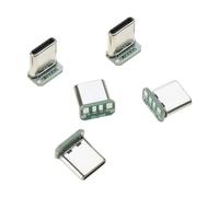 Gissroys Lot de 5 fiches de type C mâles verticales pour bande de données 16 broches USB C mâle prise verticale pour réparation de câbles d'ordinateur