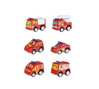 Gissroys Lot de 6 jouets miniatures à friction, pour les tout-petits, pour encourager la créativité et l'imagination.