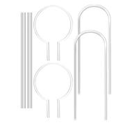 Gissroys Lot de 8 supports de plantes acryliques modernes en forme de U en forme de U pour la croissance des plantes en pot à l'intérieur et à l'extérieur Utilisation polyvalente Étagère de jardin