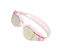 Gissroys Lunettes de natation réglables pour garçons et filles 6-14 Revêtement de protection Cadre en silicone souple Accessoires de plage Brassard de natation réglable Joint en silicone souple