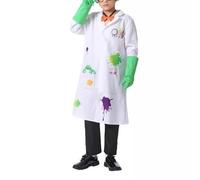 Gissroys Mad Scientist Costume Mad Scientist - Accessoire de costume de laboratoire - Gants - Cadre - Cravates - Costume d'Halloween