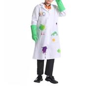 Gissroys Mad Scientist Costume Mad Scientist - Accessoire de costume de laboratoire - Gants - Cadre - Cravates - Costume d'Halloween