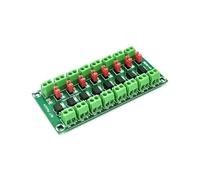 Gissroys Module adaptateur de tension isolé optoélectronique 2/4/8 canaux avec sortie 3 6-30 V pour protection de circuit optocoupleur Carte d'isolation