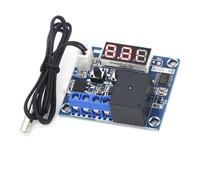 Gissroys Module de commutation pour température industrielle Contrôleur numérique LED Écran LED Surveillance en temps réel Taille compacte Alimentation 12 V Contrôleur de température étanche avec