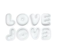 Gissroys Moules à gâteaux flexibles en silicone pour la Saint-Valentin, parfaits pour créer des chocolats et des desserts romantiques à thème d'amour