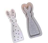 Gissroys Moules en silicone multi-usages en forme de lièvre debout pour moulage de résine, savon, chocolat, cuisson de qualité alimentaire