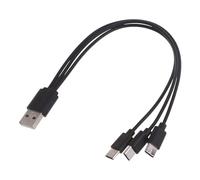 Gissroys Multi Charging Cable USB to C Charger 1/2/3/4 in 1 Multiple Cord with Type- Connectors for Tablet Multi