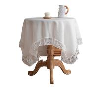 Gissroys Nappe de table décorative en dentelle - Lavable en machine - Convient pour les fêtes de cuisine - Événement - Linge de lit en dentelle