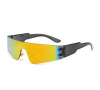 Gissroys Nouveauté Lunettes de soleil sportives pour spectacles sur scène et porter au quotidien Accessoire de costume punk Tenue moderne Accessoires photo Lunettes de soleil