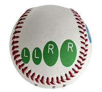 Gissroys Noyaux en bois dur Entraînement Baseball avec positionnement des doigts Apprentissage Hardballs pour améliorer le contrôle et la précision Compétences de coordination Baseball