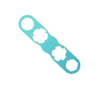 Gissroys Outil de montage de pédale de vélo, 4 trous de précision, alliage pour pédales de vélo, pédale légère, clé de démontage, réparation de vélo