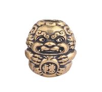 Gissroys Pendentif lion en laiton - Combinaison d'élégance et d'individualité - Texture en laiton pour un usage quotidien - Accessoire de bijoux unique, taille unique, comme décrit