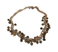 Gissroys Pendentif unique en pierre naturelle soleil en acier inoxydable chaîne de clavicule pour une utilisation quotidienne et des occasions de soirée pour femmes mode chaîne de lame de clé, taille
