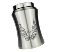 Gissroys Petit support de crémation en acier inoxydable monuments urne funéraire pour animaux de compagnie en acier inoxydable conteneur ennemi pour animaux de compagnie