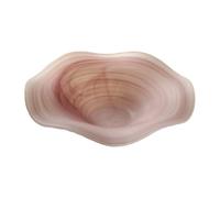 Gissroys Plateau de service en verre ailé fait à la main Assiettes à apéritifs contemporaines pour fromage aux fruits Présentoir et maison Amusant Décoratif Bol à fruits en verre ailé
