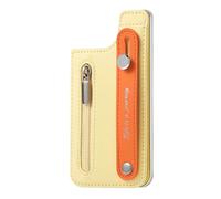 Gissroys Plusieurs fentes poignets sangles cartes portefeuille non glissant solides organisateurs de dos de téléphone pour le shopping sport parental téléphone portefeuille avec bracelet amovible