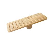Gissroys Pont en Bois Naturel Balançoire pour Petit Animal Souris Hamster Lapin Cage De Hamac Plate-Forme D Accessoires Jouet pour Hamster