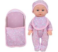 Gissroys Poupées réalistes pour tout-petits en vinyle souple Jouet de renaissance avec vêtements et sac de couchage Confort interactif Jouet de sommeil 25,4 cm Poupée de soins pour nouveaux parents et
