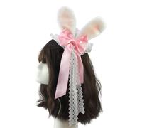 Gissroys Punk Ruban Bowknot Petite Décoration de Cheveux avec Fleurs de Rose Décors Fascinateur pour Cosplay Fêtes et Événements à thème Femmes Chapeau de Mode