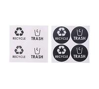 Gissroys Recycler Les Déchets Symbole Vinyle Lettrage Autocollants Autocollant pour Poubelles Poubelle Conta