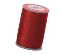 Gissroys Rouleau de fil à coudre ciré pour cuir et couture à la main - Polyester - 0,55 mm - 91,5 m - Pour amateurs