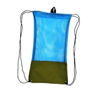 Gissroys Sac de natation net en nylon pour hommes femmes et enfants Sac à dos pour équipement de plongée avec tuba Capacité de charge 20 kg Bandoulière réglable