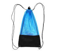 Gissroys Sac de natation net en nylon pour hommes femmes et enfants Sac à dos pour équipement de plongée avec tuba Capacité de charge 20 kg Bandoulière réglable