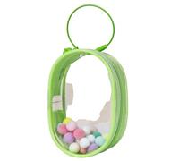 Gissroys Sac de rangement en PVC transparent pour bébé Forme ronde élégante Facile à transporter pour les parents tremblants et les amateurs de photographie Sac d'affichage d'activité pour enfants